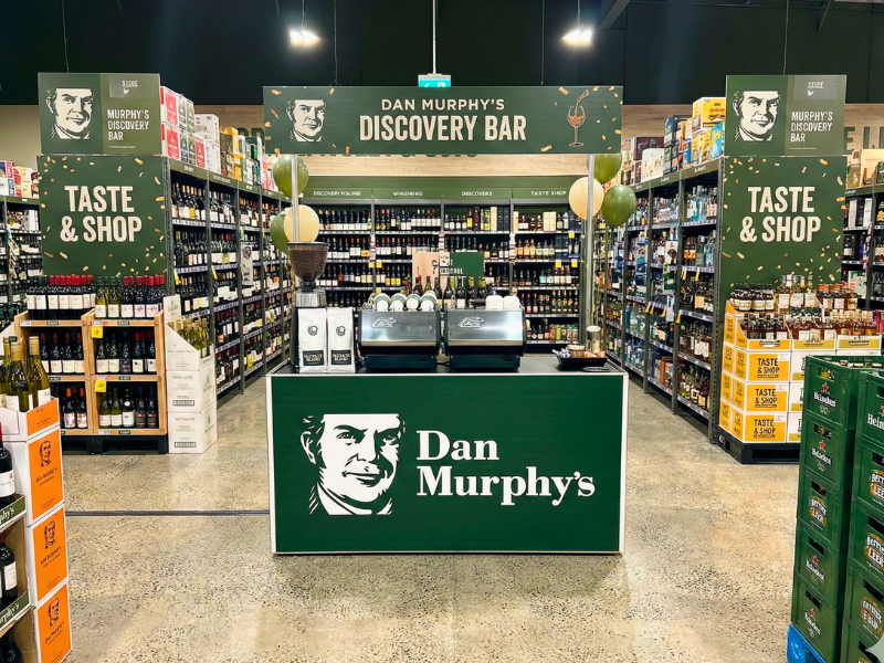 Dan Murphys Branded Coffee Cart